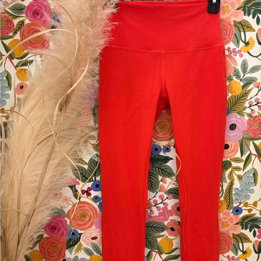 lululemon athletica Red Leggings